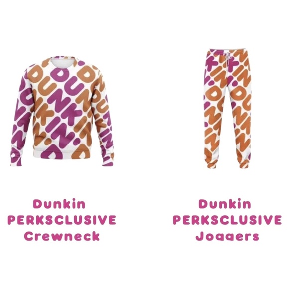 Dunkin’ Donuts RARE Logo Sweatshirt and Sweatpants - Picture 2 of 16